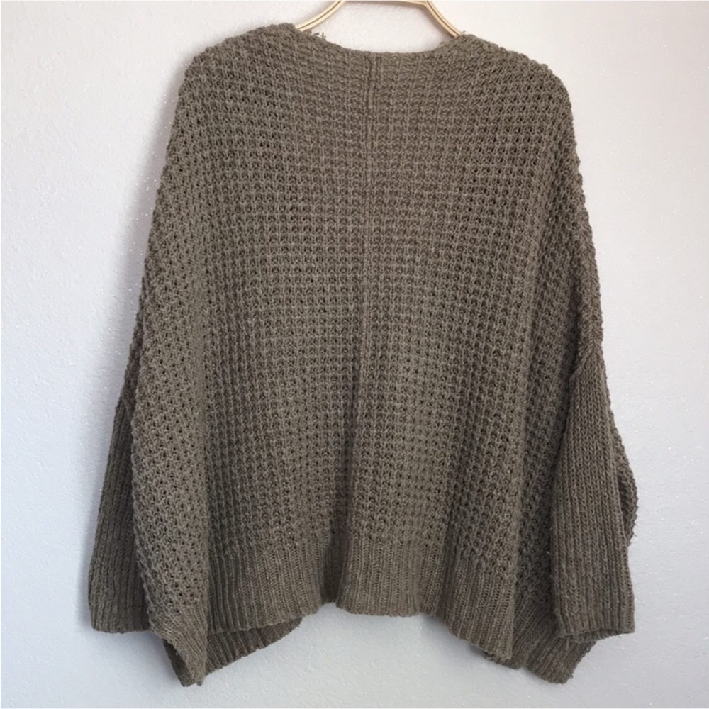 Free People oversize cardigan sweater oversize beach sweater size Small - Picture 5 of 11
